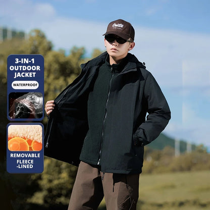 3-in-1 Fleece Anorak Jacket