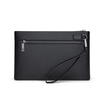 WILLIAMPOLO Men's Luxury Leather Business Clutch Bag