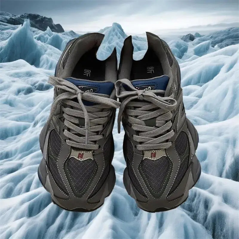 Lined WarmFashion chunky - sole casual shoes, trendy design, street eye - catching - Chicchar Fashion