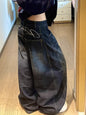 Y2K Blue Washed Baggy Jeans