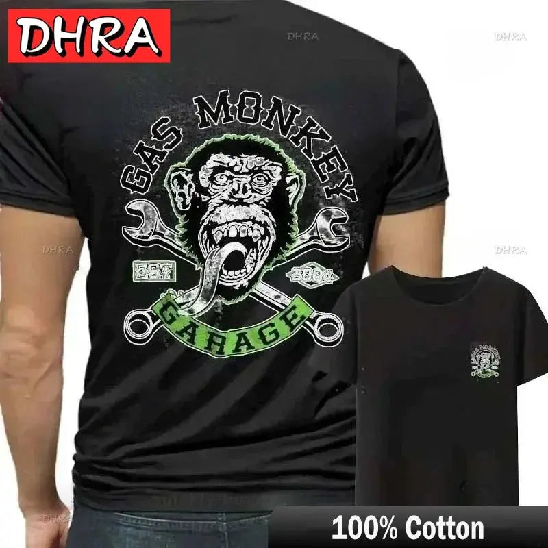 Gas Monkey Cotton Graphic Tee Chicchar Fashion