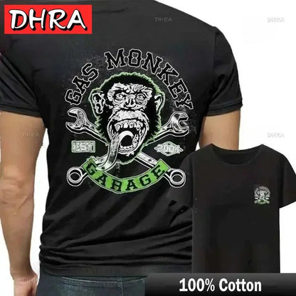 Gas Monkey Cotton Graphic Tee Chicchar Fashion