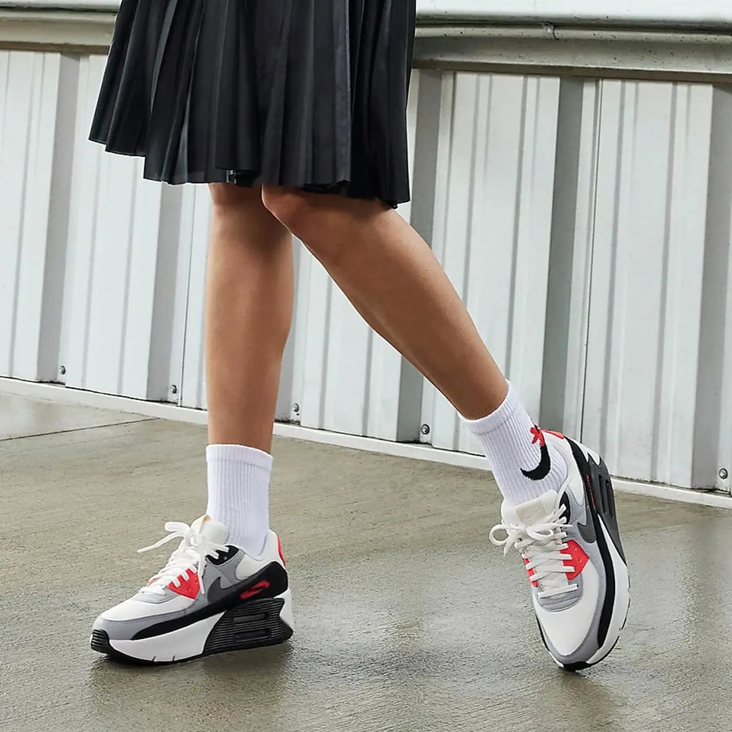 Nike genuine Air Max 90 LV8 women's sports and wear-resistant casual shoes FD4328-101 - Chicchar Fashion