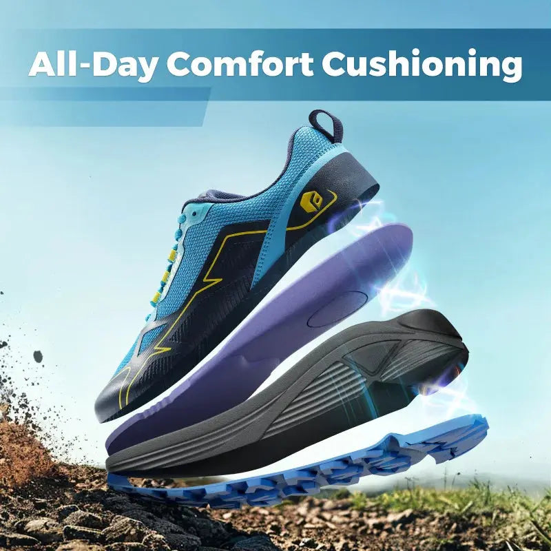 Men'S Shoes Cross-Country Running Shoe  Non-Slip Comfortable Breathable For People With Swollen Feet With Arch Support Sneakers - Chicchar Fashion