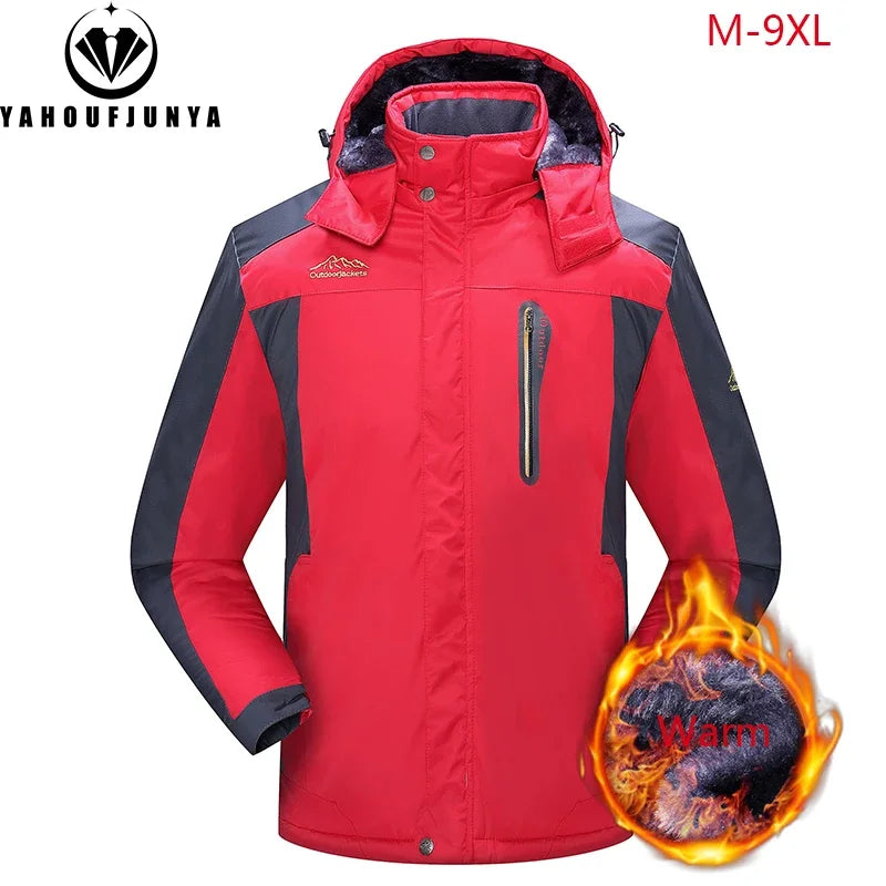 Men Fleece Waterproof Jacket