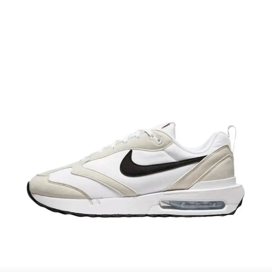 Nike Air Max Dawn Men's Running Shoes, Impact Resistance, Cushioned Support Sneakers, Beige/White/Black - Chicchar Fashion