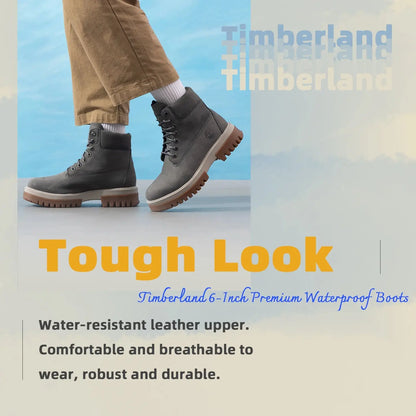 Timberland High-Top Boots Men's Thick-Soled Height-Increasing Boots Outdoor Sports Hiking Shoes A69Bwel8 - Chicchar Fashion