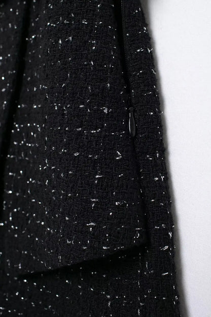 High Waist Textured Skort