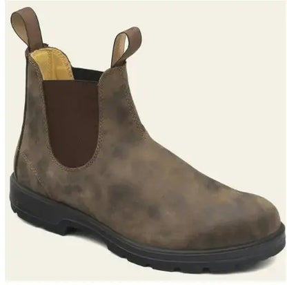 Men Leather Boots Fashion Chelsea Boots Retro Couples Ankle Boot Men Booties Zapatos De Seguridad Hombre H982 - Chicchar Fashion