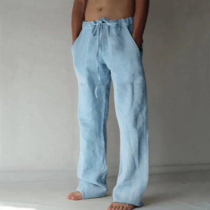 Cotton Linen Baggy Pants