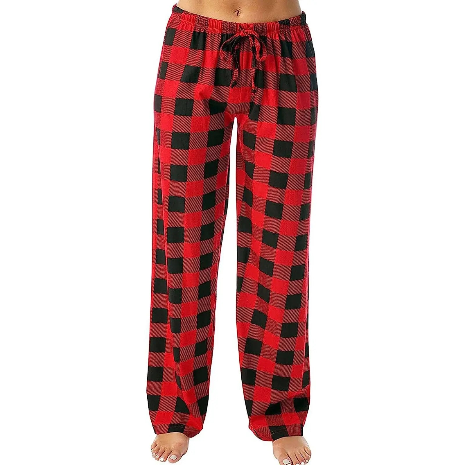 Cozy Plaid Pajama Pants - Chicchar Fashion