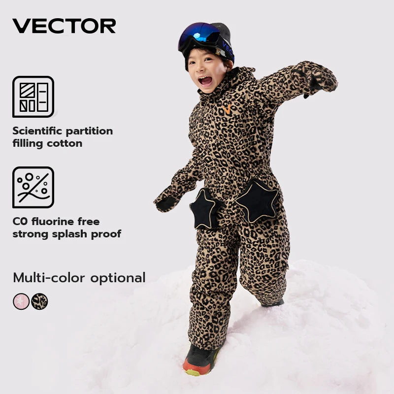 Kids -30°C Waterproof Ski Suit