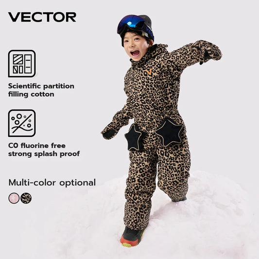 Kids -30°C Waterproof Ski Suit