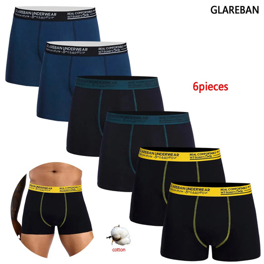 6-Pack Cotton Boxer Shorts Chicchar Fashion