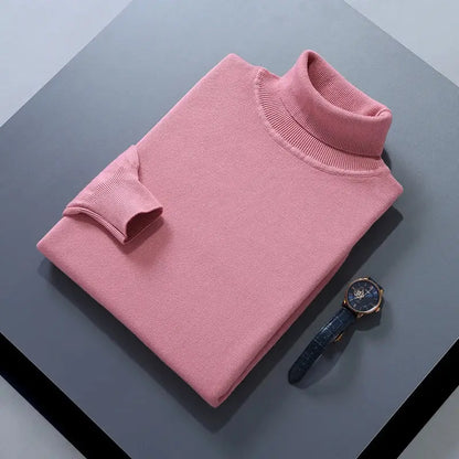 Cashmere Sweater Men Pullover Autumn Winter  turtleneck Soft Warm Cashmere Sweater Jumper Knitted Sweaters - Chicchar Fashion