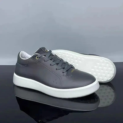 Men Leather Casual Shoes New Fashionable Genuine Leather Casual Sports Shoes Breathable and Comfortable for Men - Chicchar Fashion
