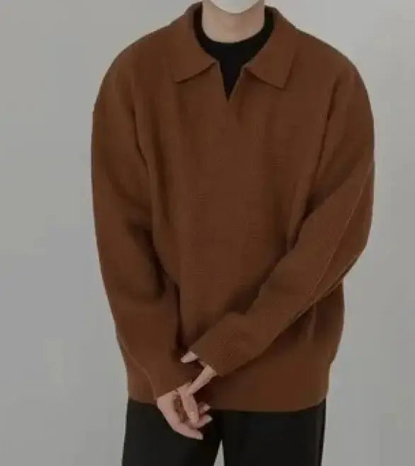 Cozy Men's Knit Sweater - Chicchar Fashion