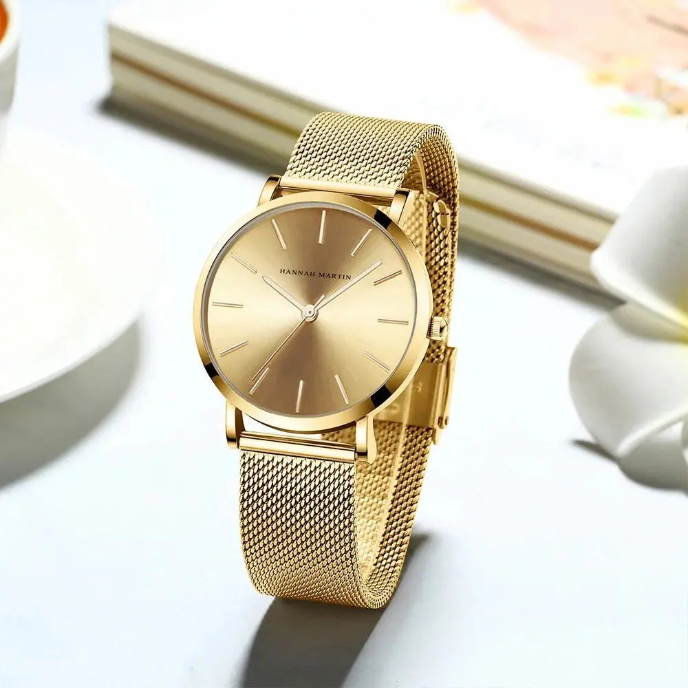 Rose Gold Luxury Quartz Watch - Chicchar Fashion