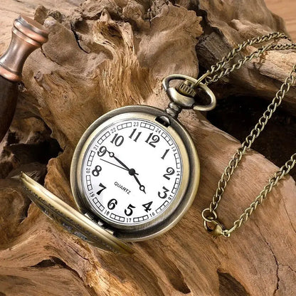 Vintage Steampunk Quartz Pocket Watch - Chicchar Fashion