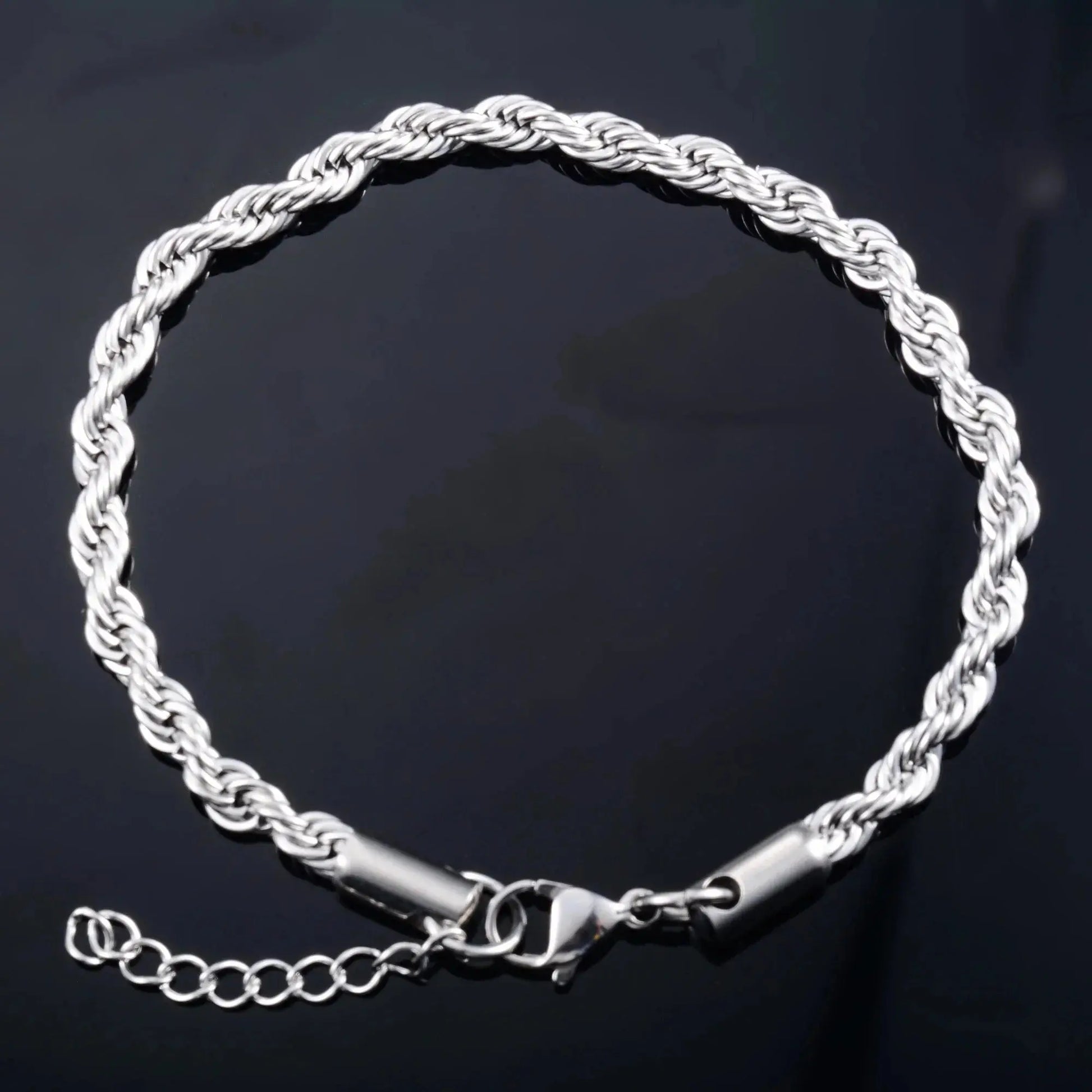 Stainless Steel Rope Chain Bracelet - Chicchar Fashion