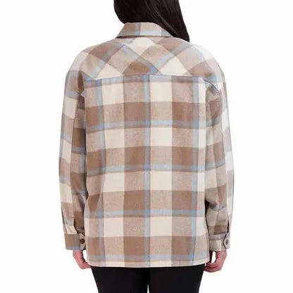 Cozy Women's Shirt Jacket Éditeur de texte enrichi - Chicchar Fashion