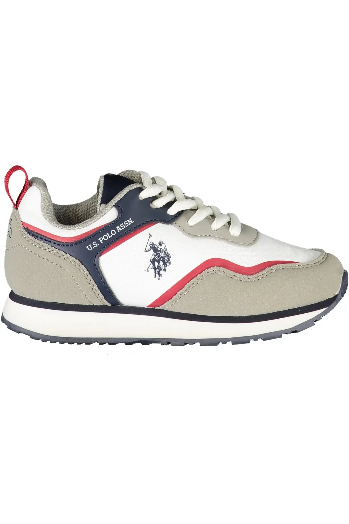 US POLO ASSN. WHITE CHILDREN'S SPORTS SHOES - Chicchar Fashion